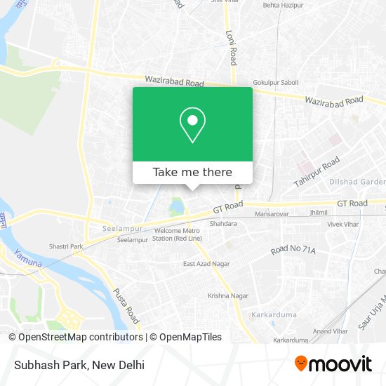 Subhash Park map