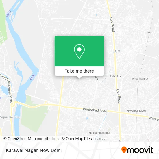 Karawal Nagar map