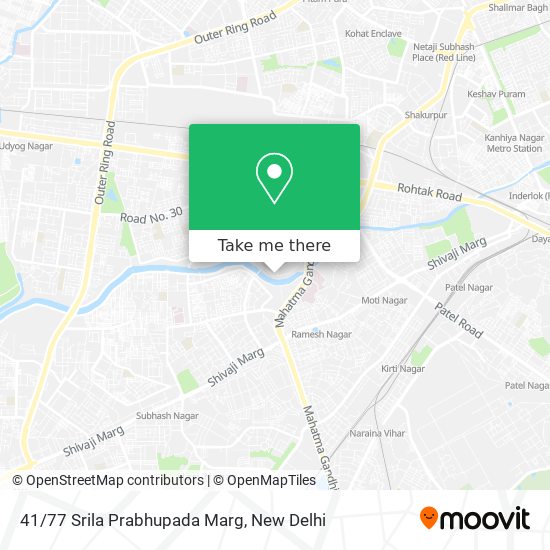 41/77 Srila Prabhupada Marg map