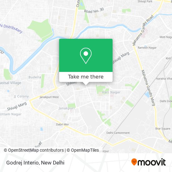 Godrej Interio map