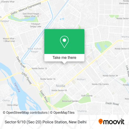 Sector-9 / 10 (Sec-20) Police Station map