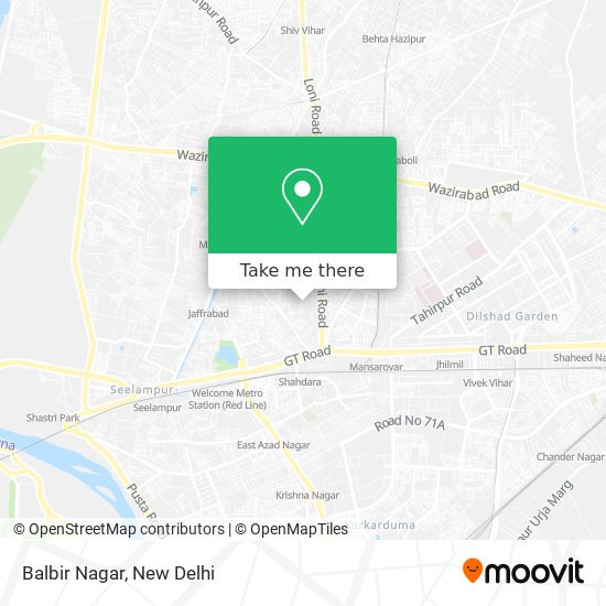 Balbir Nagar map