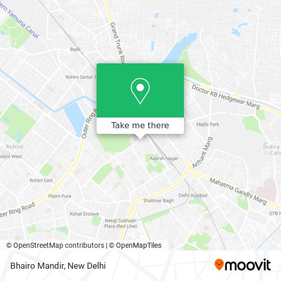 Bhairo Mandir map