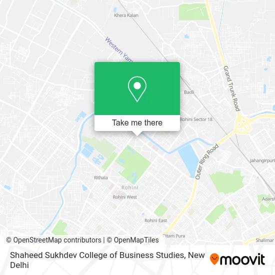 Shaheed Sukhdev College of Business Studies map