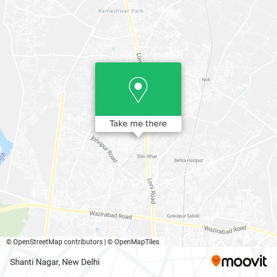 Shanti Nagar map