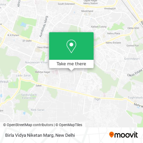 Birla Vidya Niketan Marg map