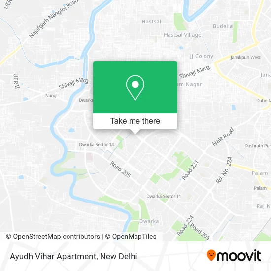 Ayudh Vihar Apartment map