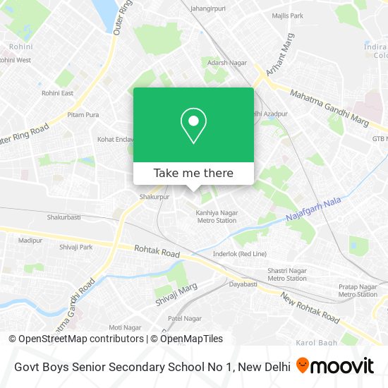 Govt Boys Senior Secondary School No 1 map