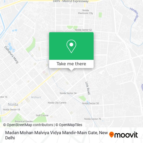 Madan Mohan Malviya Vidya Mandir-Main Gate map