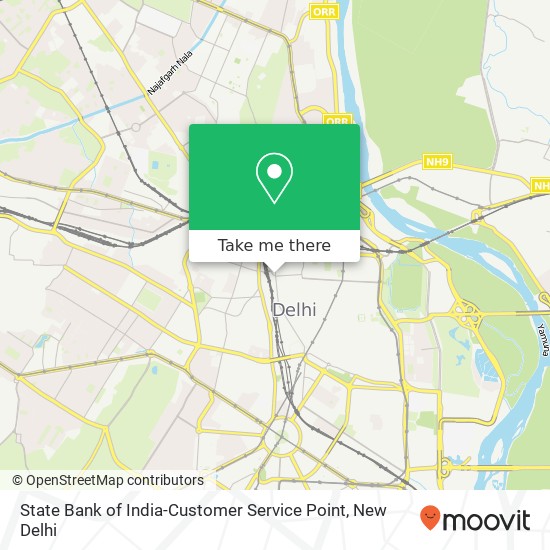 State Bank of India-Customer Service Point map