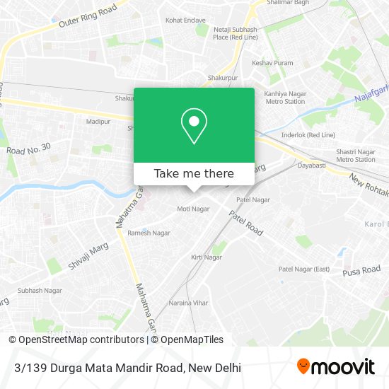 3/139 Durga Mata Mandir Road map
