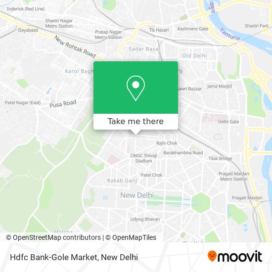 Hdfc Bank-Gole Market map