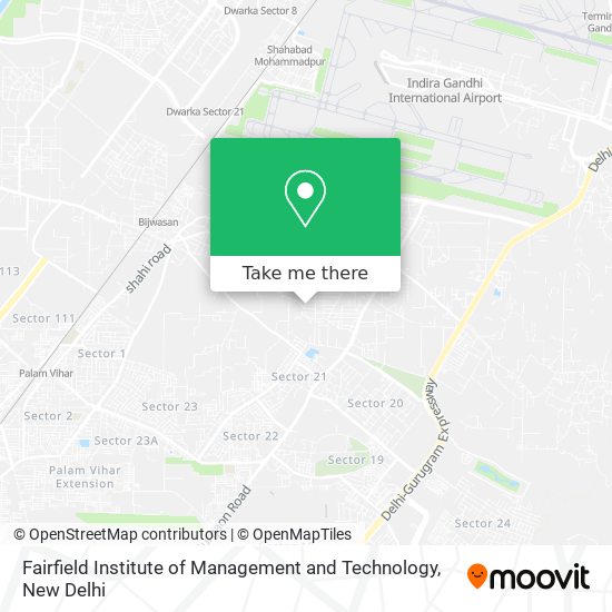 Fairfield Institute of Management and Technology map
