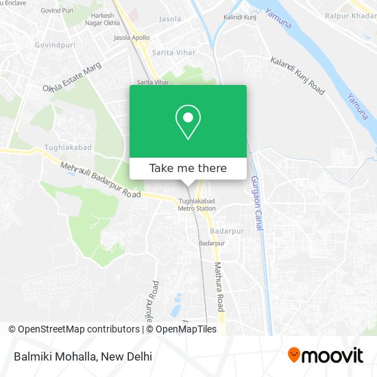 Balmiki Mohalla map