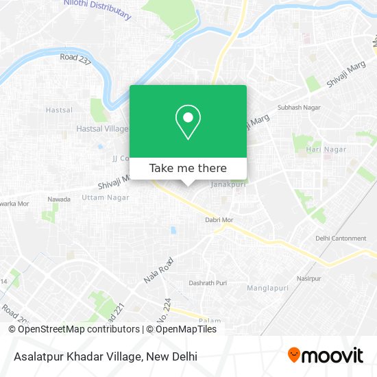 Asalatpur Khadar Village map