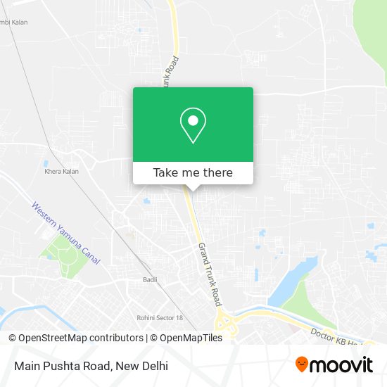 Main Pushta Road map