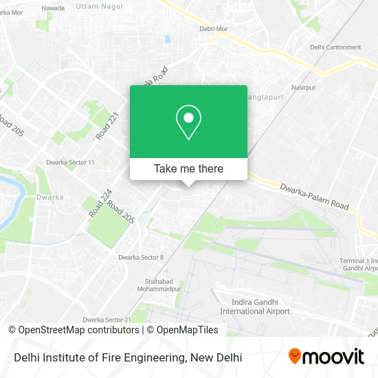 Delhi Institute of Fire Engineering map