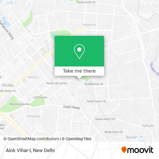 Alok Vihar-I map