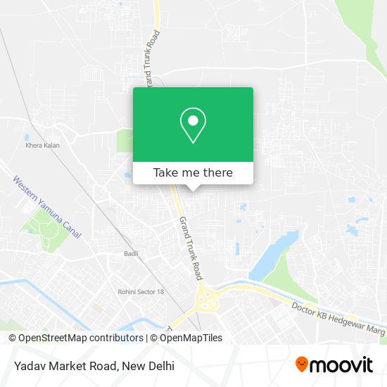 Yadav Market Road map