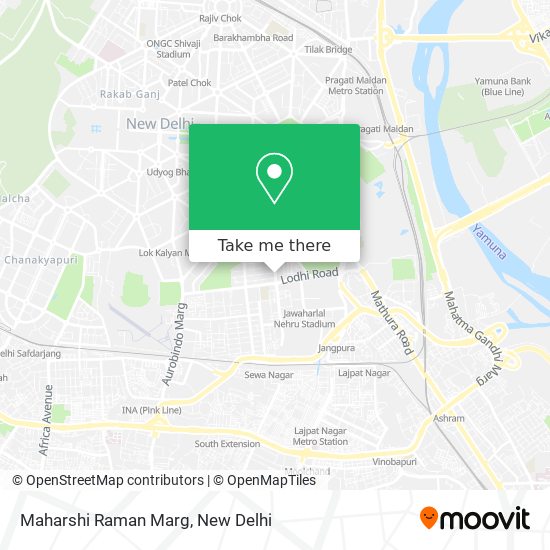 Maharshi Raman Marg map