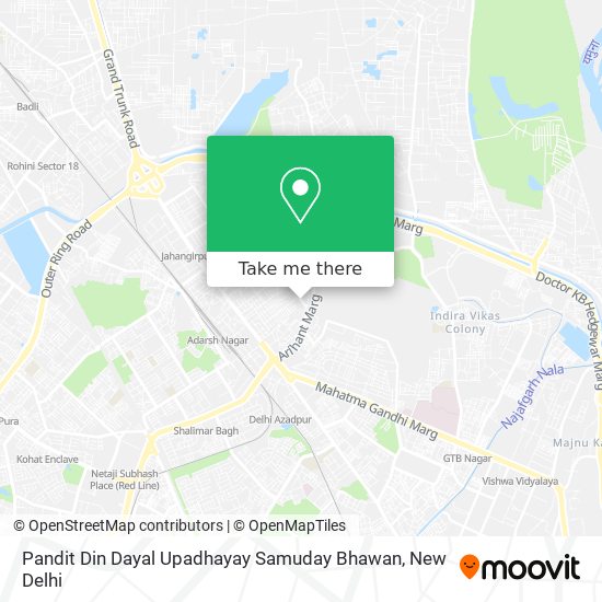 Pandit Din Dayal Upadhayay Samuday Bhawan map