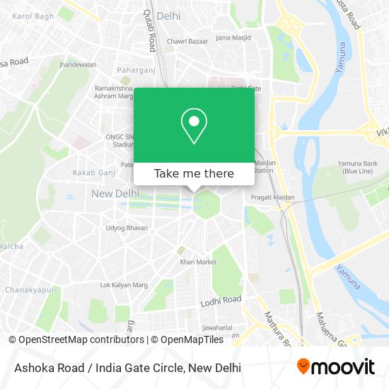 Ashoka Road / India Gate Circle map
