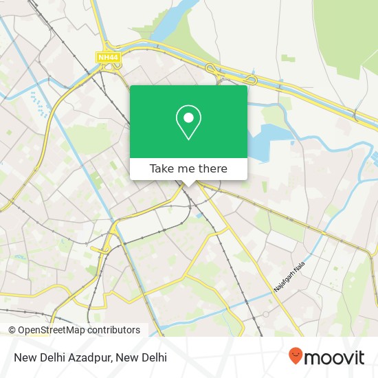 New Delhi Azadpur map