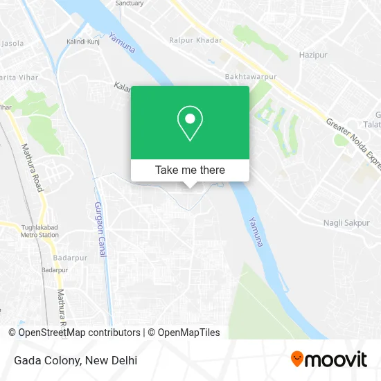 Gada Colony map