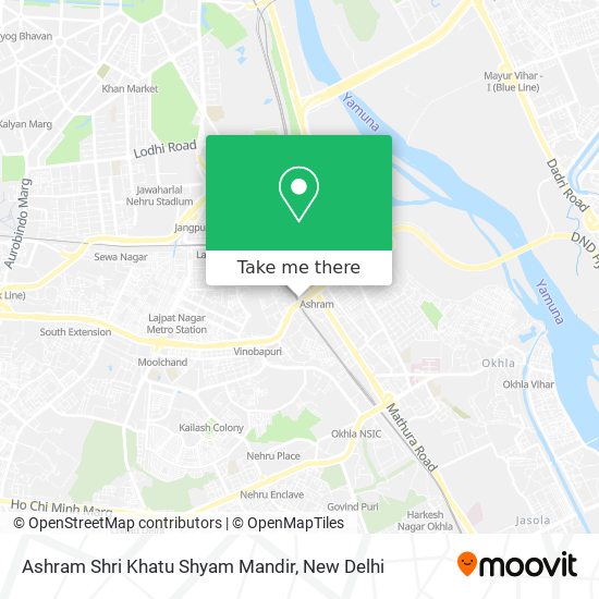 Ashram Shri Khatu Shyam Mandir map