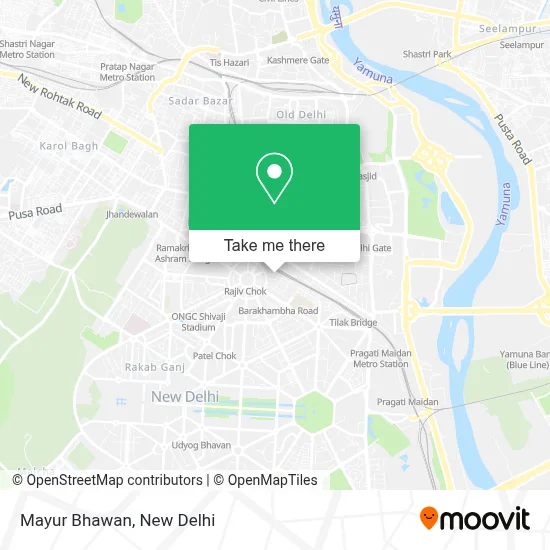 Mayur Bhawan map