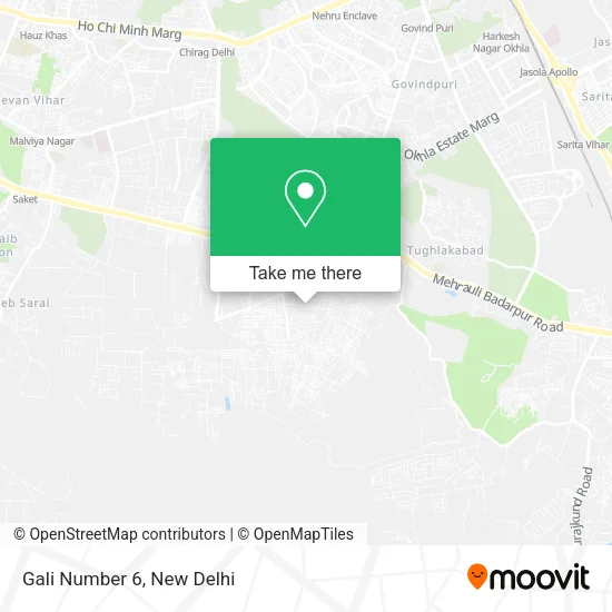 Gali Number 6 map