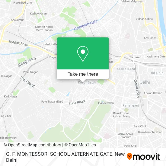 G. F. MONTESSORI SCHOOL-ALTERNATE GATE map