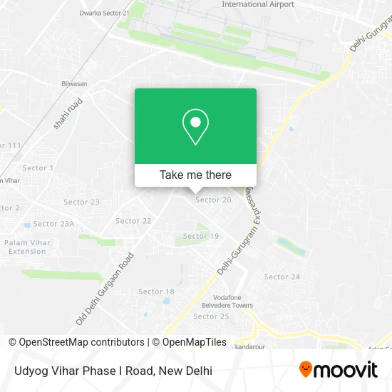 Udyog Vihar Phase I Road map