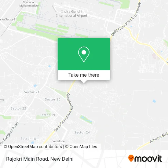 Rajokri Main Road map