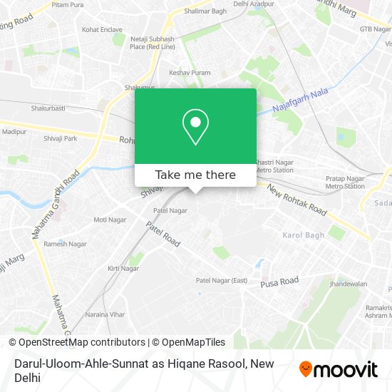 Darul-Uloom-Ahle-Sunnat as Hiqane Rasool map