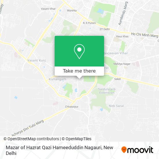 Mazar of Hazrat Qazi Hameeduddin Nagauri map