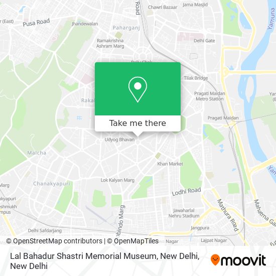 Lal Bahadur Shastri Memorial Museum, New Delhi map
