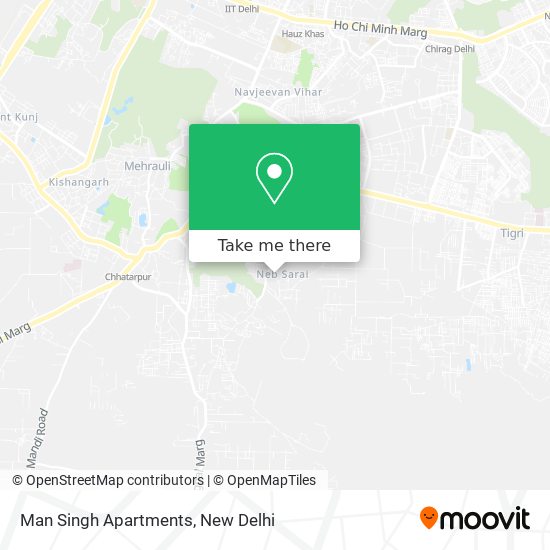 Man Singh Apartments map