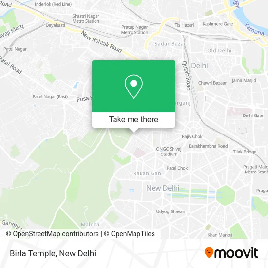 Birla Temple map