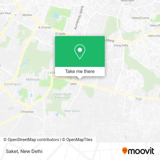 Saket map