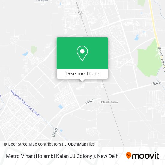 Metro Vihar (Holambi Kalan JJ Colony ) map