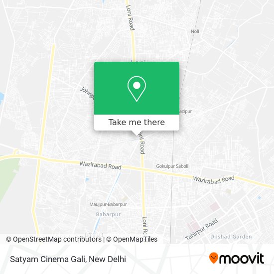 Satyam Cinema Gali map