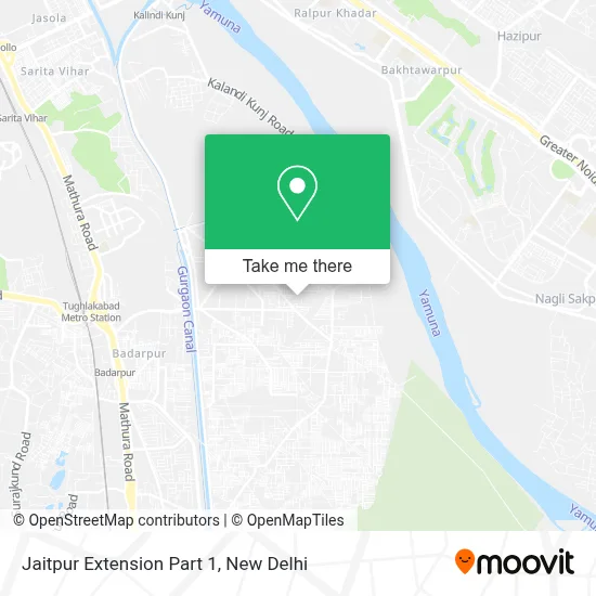 Jaitpur Extension Part 1 map