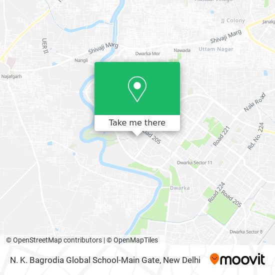 N. K. Bagrodia Global School-Main Gate map