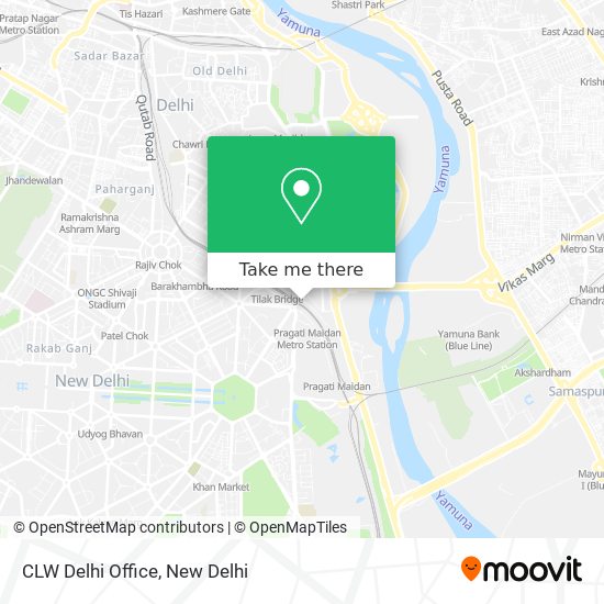 CLW Delhi Office map