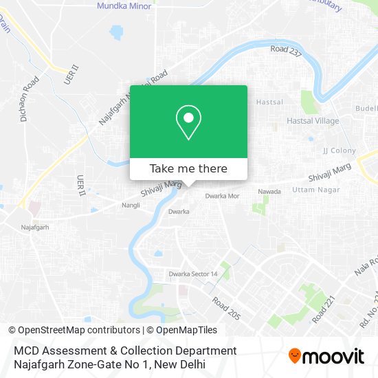 MCD Assessment & Collection Department Najafgarh Zone-Gate No 1 map