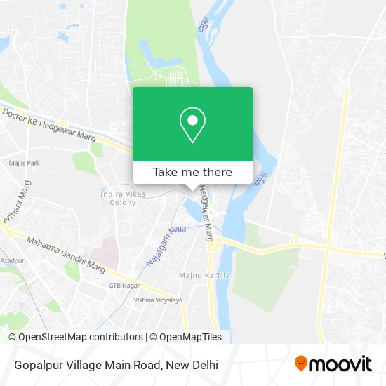 Gopalpur Village Main Road map