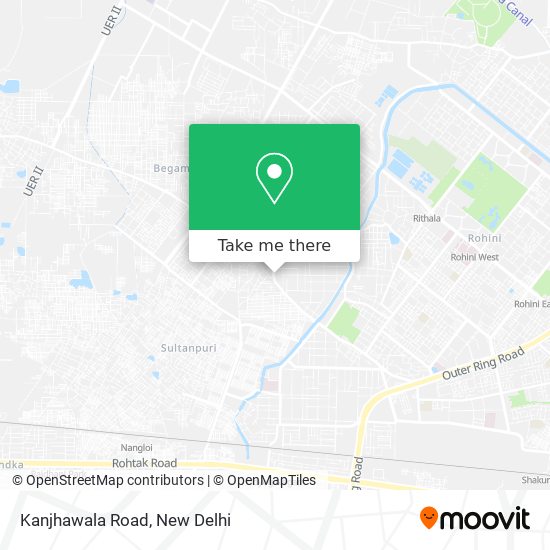 Kanjhawala Road map