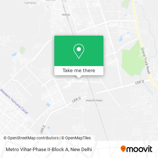 Metro Vihar-Phase II-Block A map