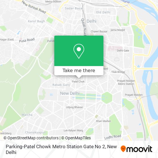 Parking-Patel Chowk Metro Station Gate No 2 map